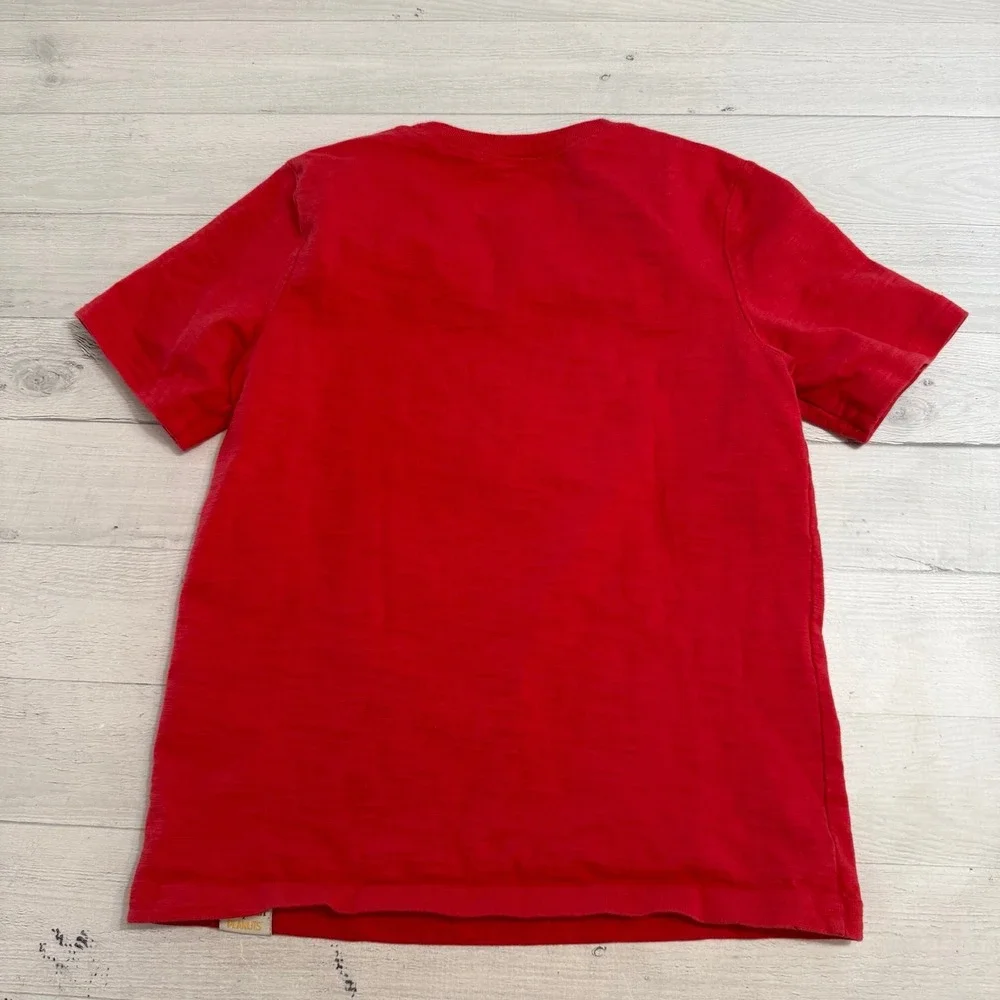 L.L. Bean Snoopy go with the snow kids short sleeve shirt size 8‎